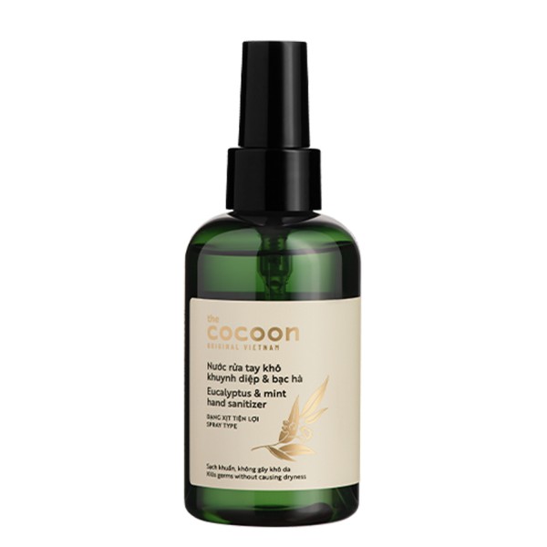 Nước xịt rửa tay khô Khuynh Diệp & Bạc Hà Cocoon 140ml