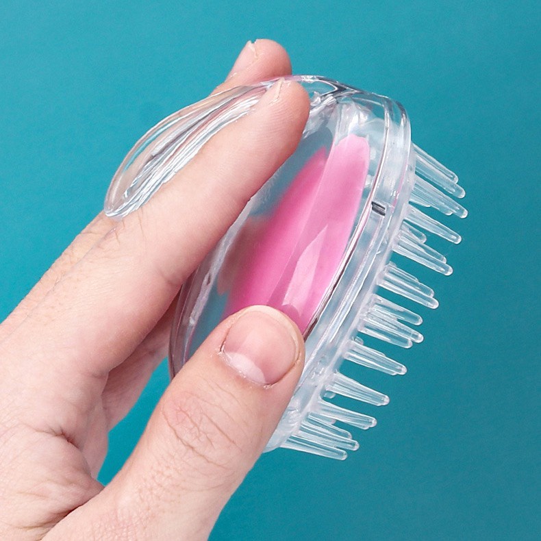 Lược gội đầu bằng silicon mát xa da đầu giảm rụng kích thích mọc tóc
