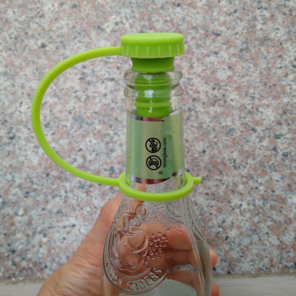 Nút chai thủy tinh 330ml Silicone