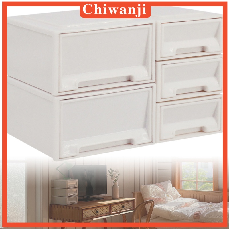 Set 5 hộp nhựa mini nhiều màu sắc dùng để đựng đồ chơi búp bê tỉ lệ 1 / 6 độc đáo