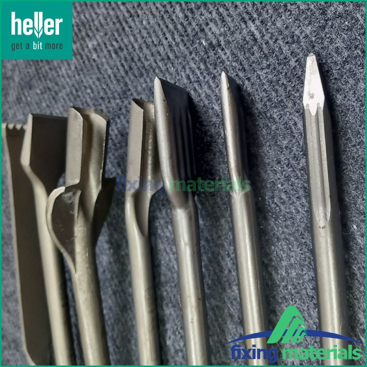 Mũi đục bê tông Heller chuôi gài SDS Plus