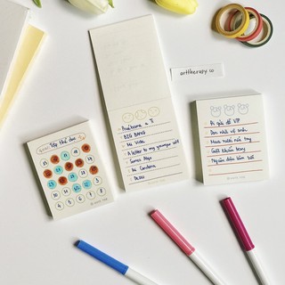 [DAILY NOTE] Monthly và checklist note cute