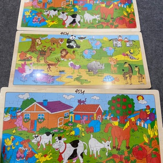 Tranh ghép gỗ 96 Mảnh