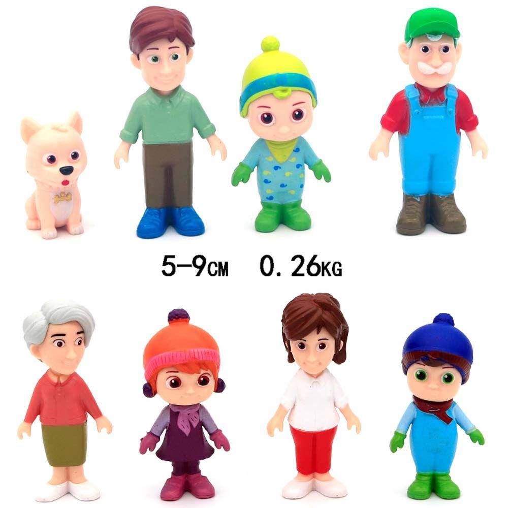 Mô Hình Nhân Vật Anime Dưa Hấu / Xe Buýt Bằng PVC Để Bàn Trang Trí