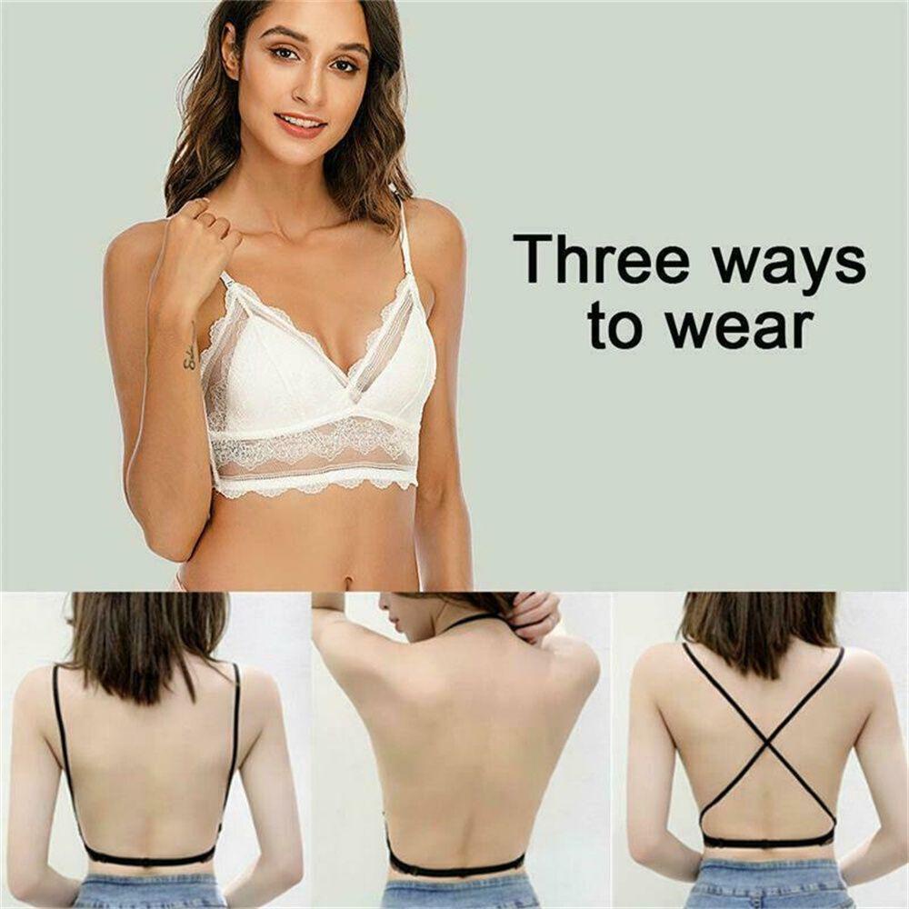 Bra Ren Không Gọng Lưng Thấp Gợi Cảm 1 Cho Nữ