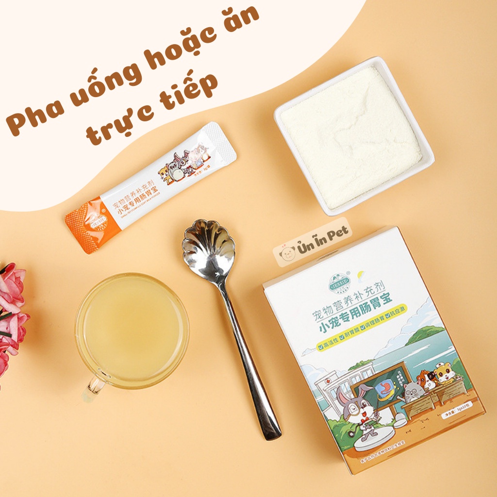 Men tiêu hóa cho hamster JESSIE hỗ trợ tiêu hóa, kích thích thèm ăn, tránh tiêu chảy cho hamster, sóc, bọ, thỏ