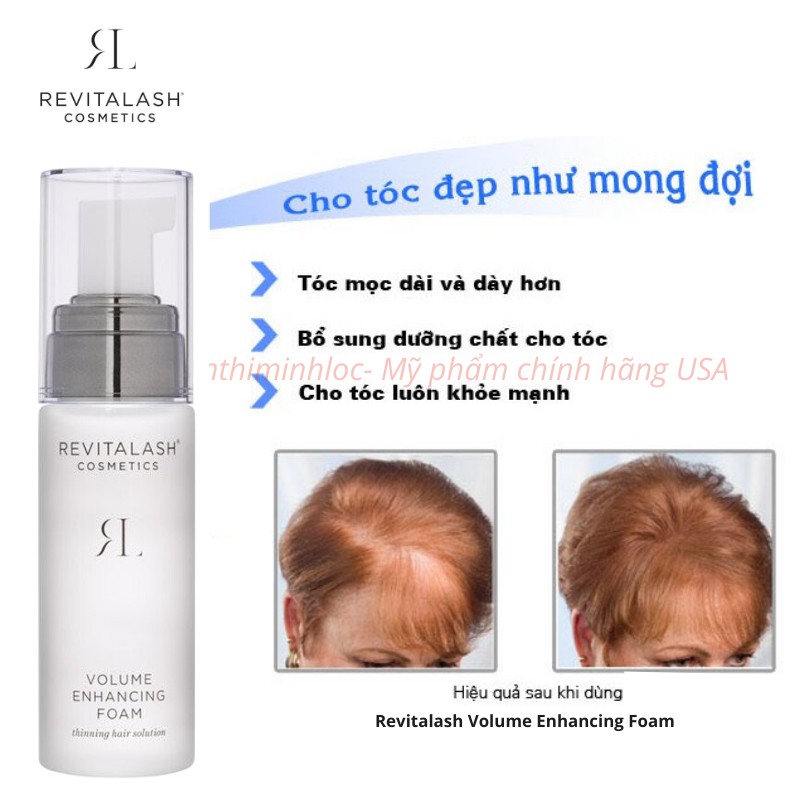 [Date 2024] Serum mọc tóc giảm hói đầu RevitaLash Volume Enhancing Foam 55ml chính hãng