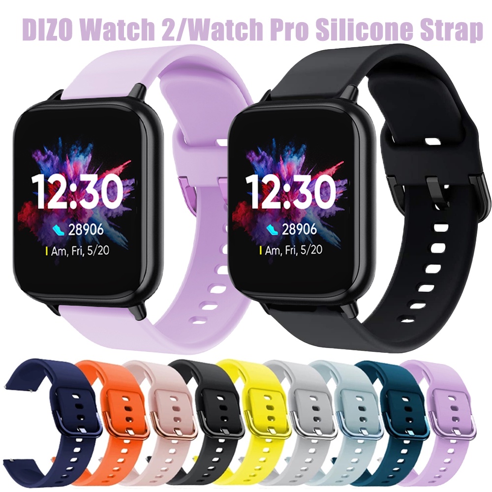 Dây Đeo Thay Thế Chất Liệu Cao Su Silicone Cho Đồng Hồ DIZO Watch 2