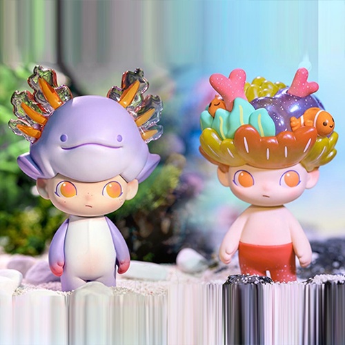 ★Hgtoys★Mô Hình Búp Bê Popmart DIMOO DIMOO Trang Trí Bể Cá