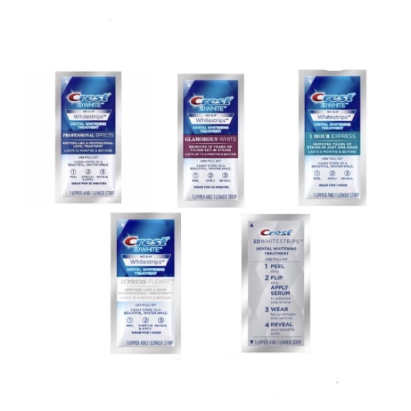 Full Box hộp miếng dán răng Crest Professional Effects 20 gói