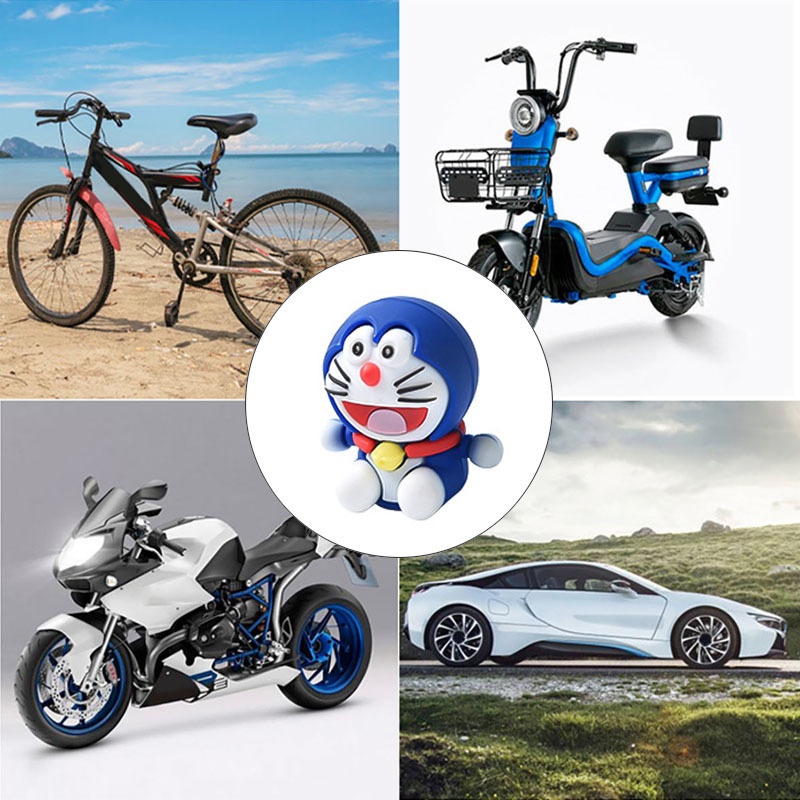 1 Nắp Van Bánh Xe Hơi Bằng Cao Su Chống Mòn Hình Hoạt Hình