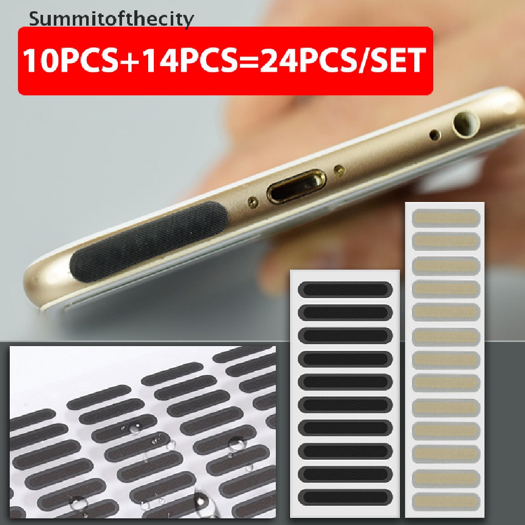 Bộ 24 Miếng Dán Chống Bụi Cho Loa Điện Thoại Di Động