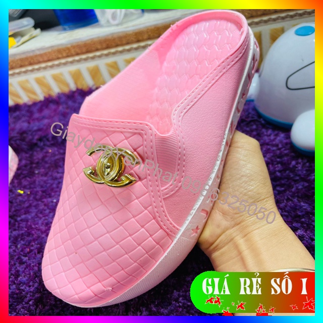 Sục Nhựa Nữ Đi Mưa Mềm Mại Kín Mũi Không Bị Ướt Chân