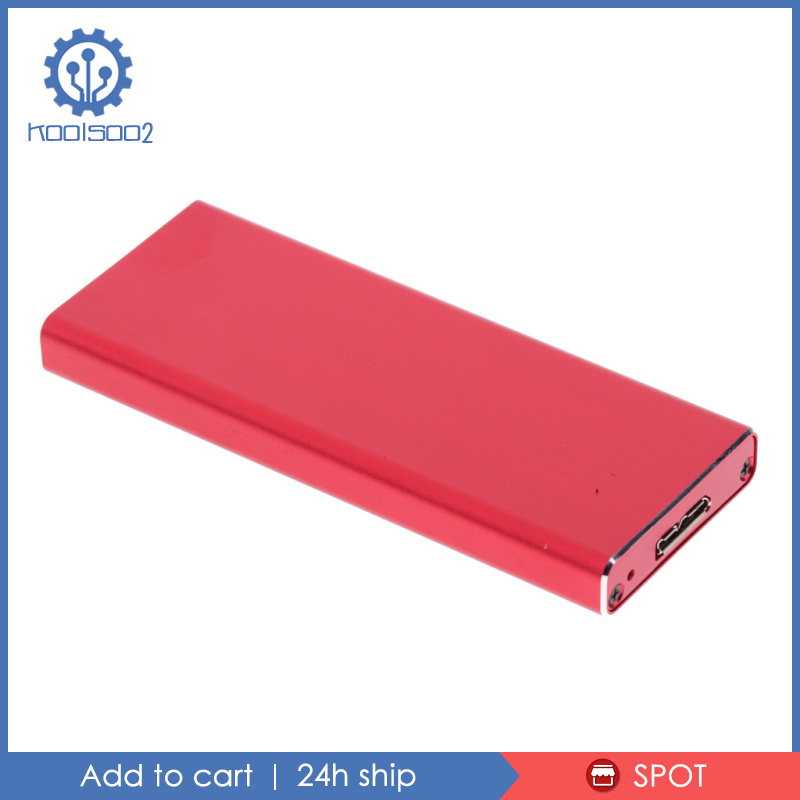 1 Hộp Ổ Cứng Ssd Chuyển Đổi Từ 1 Cổng Usb 3.0 Sang Ngff M.2 Bằng Nhôm