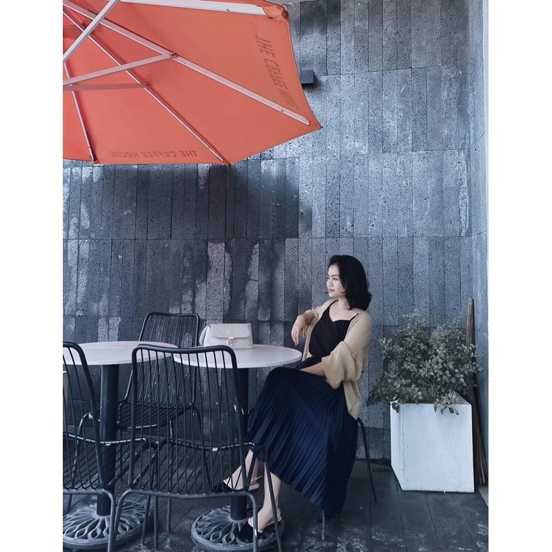 Chân váy Zara màu navy (Pleated Skirt) | BigBuy360 - bigbuy360.vn