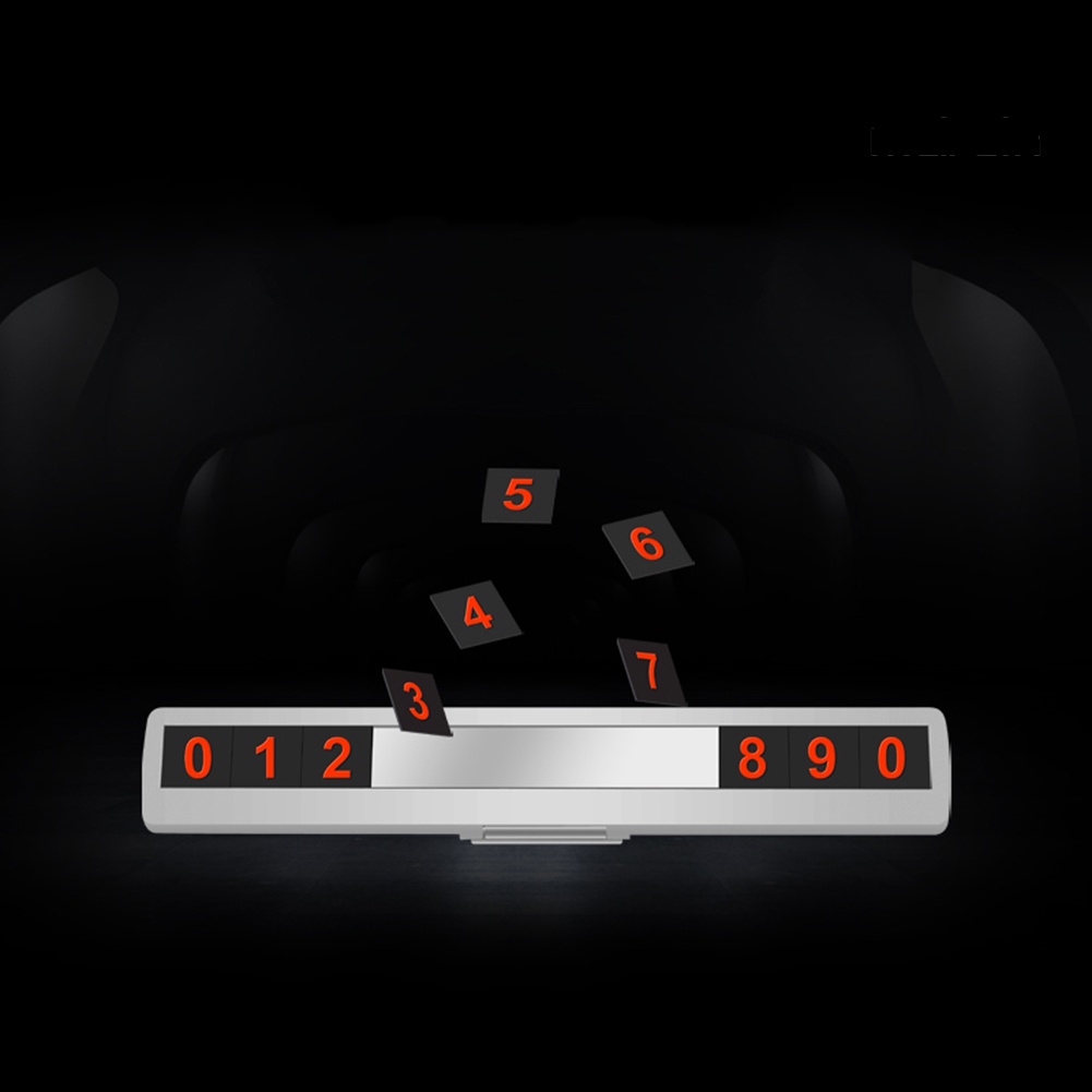 Bảng Ghi Số Điện Thoại Đỗ Xe Tạm Thời Có Nam Châm Màu Dạ Quang