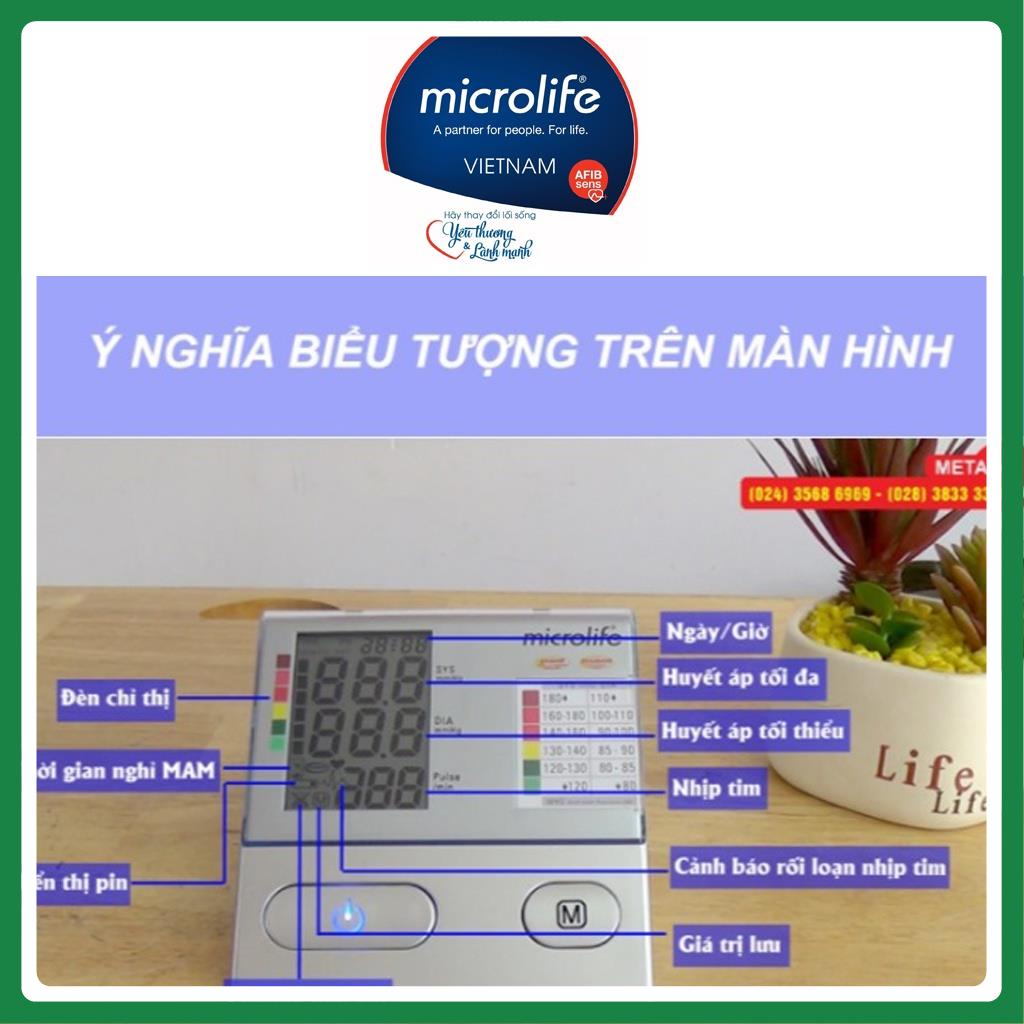 Máy đo huyết áp bắp tay Microlife BP A100 PLUS | Thương Hiệu Thụy Sĩ - Bảo Hành 5 Năm