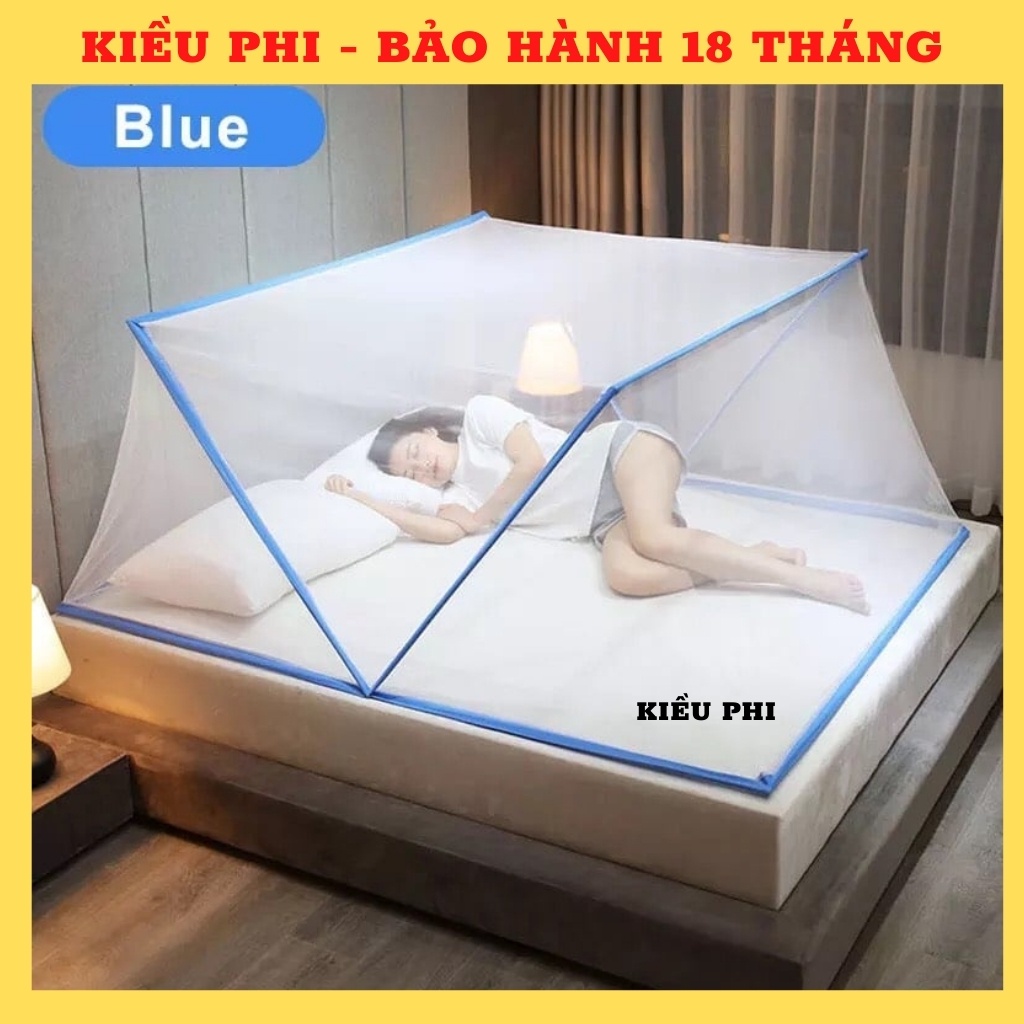 Mùng chụp tự bung Kiều Phi - Màn chụp gấp gọn kiểu xếp cao cấp tiện lợi