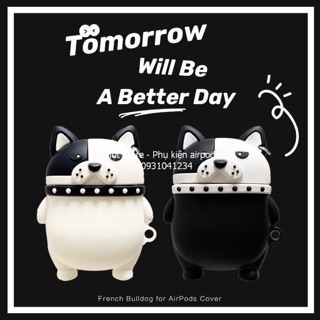 Ốp bull dog dành cho airpods 1,2