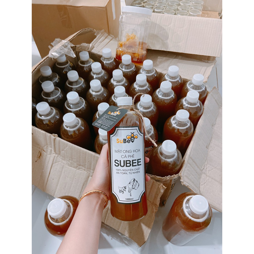 [ Giá Vườn] Mật Ong Hoa Cà Phê Nguyên Chất, Hàng Chất Lượng Có Đảm Bảo ( Chai 1 lít/ 500ml ) | BigBuy360 - bigbuy360.vn