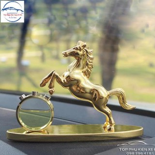 Tượng nước hoa ngựa Mã Đáo Thành Công đặt taplo xe hơi