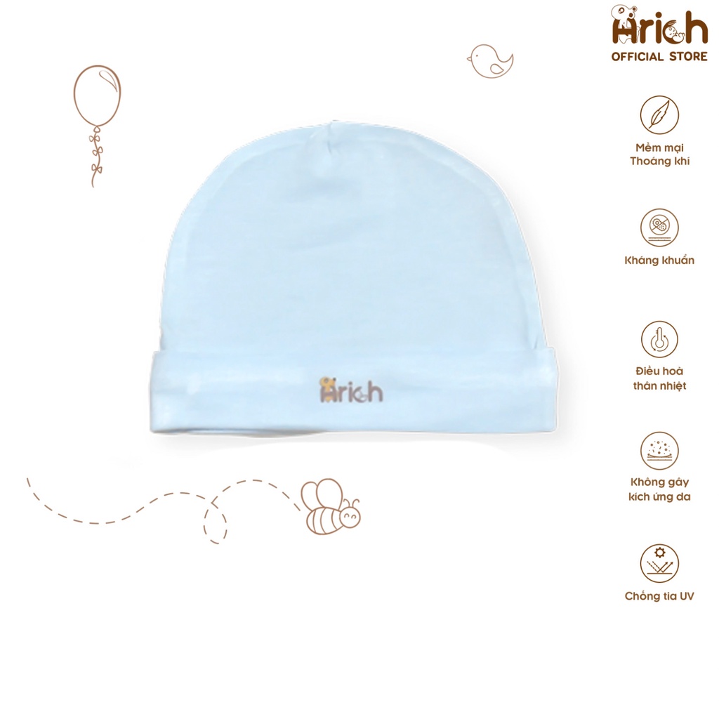 Mũ sơ sinh Arich họa tiết cho bé yêu