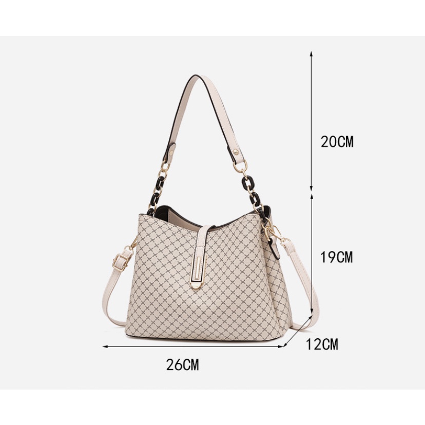 Túi Xách Đeo Vai In Họa Tiết Đơn Giản Thời Trang Thu Đông 2022 Cho Nữ