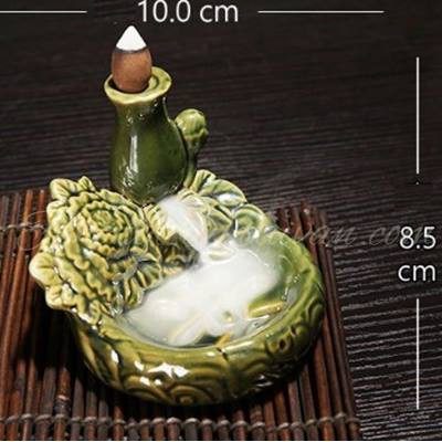 Thác khói Trầm Bích xanh rêu (tặng 12 nụ trầm thảo mộc)