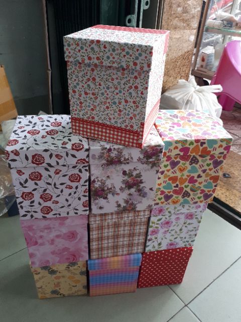Combo 5 hộp 12x12 cao 15cm