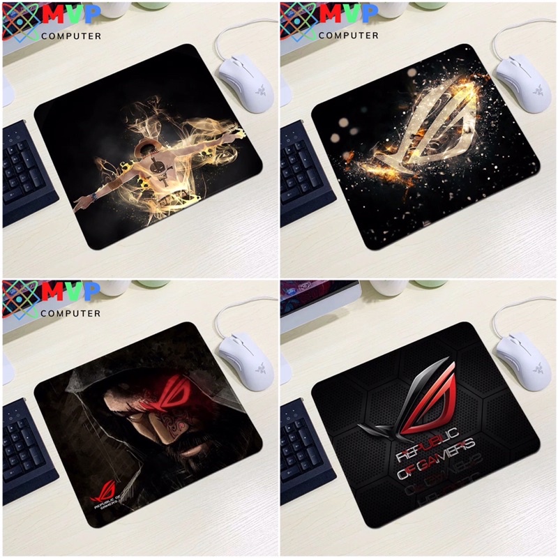 Lót Chuột, Pad Chuột ASUS ONE PIECE ANIME 21x26 Gaming May Bo Viền Đế Chống Trơn Trượt Mực In Sắc Nét Không Phai Màu