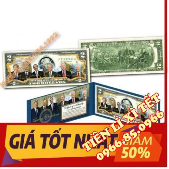 Tờ 2 USD In Hình 6 Vị Tổng Thống Mỹ