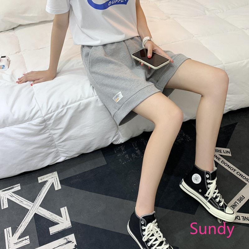 Quần Short Thể Thao Lưng Cao Ống Rộng Plus Size Thời Trang Mùa Hè Năng Động