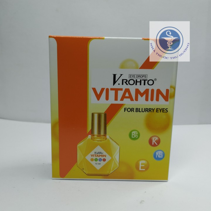 Nhỏ mắt V.Rohto Vitamin - Lọ 13ml | Thế Giới Skin Care