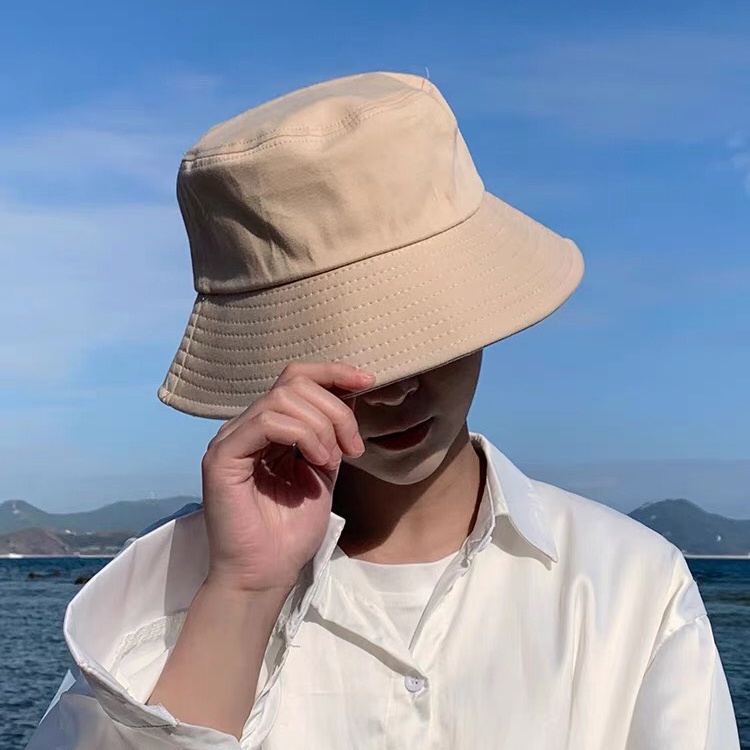 Mũ bucket vành tròn tai bèo trơn 1 mặt dành cho nam nữ phong cách unisex