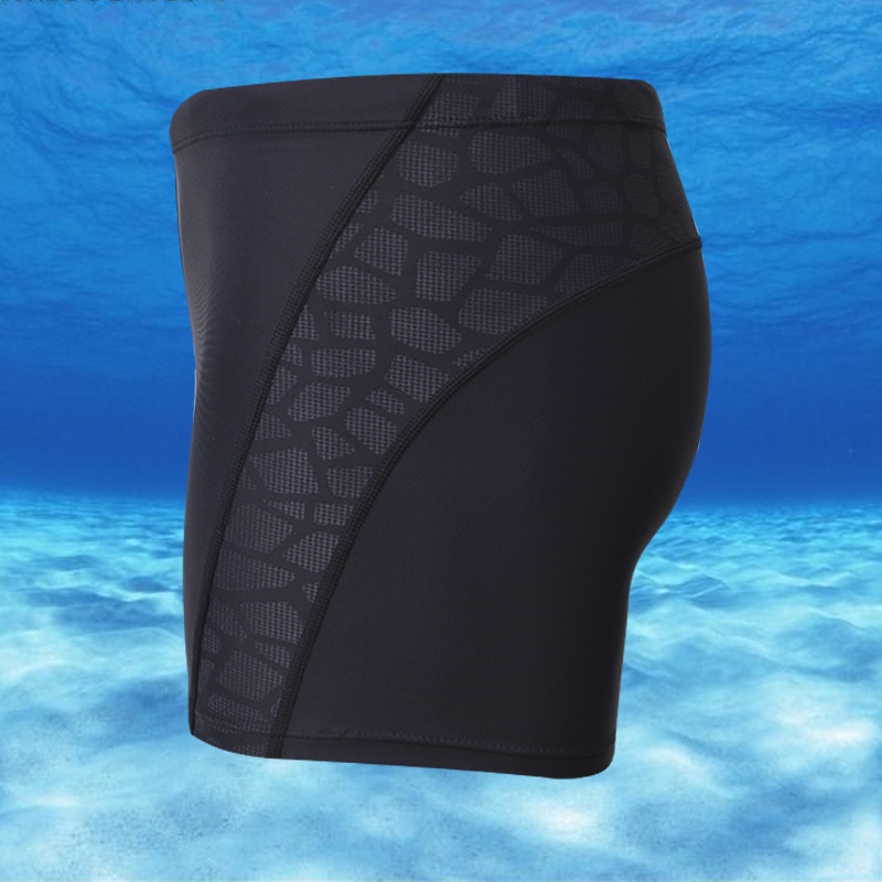 Quần bơi nam boxer 2 lớp chuyên nghiệp chống Clo, vải kháng nước, nhanh khô, thoáng khí, có dây buộc QBD1926