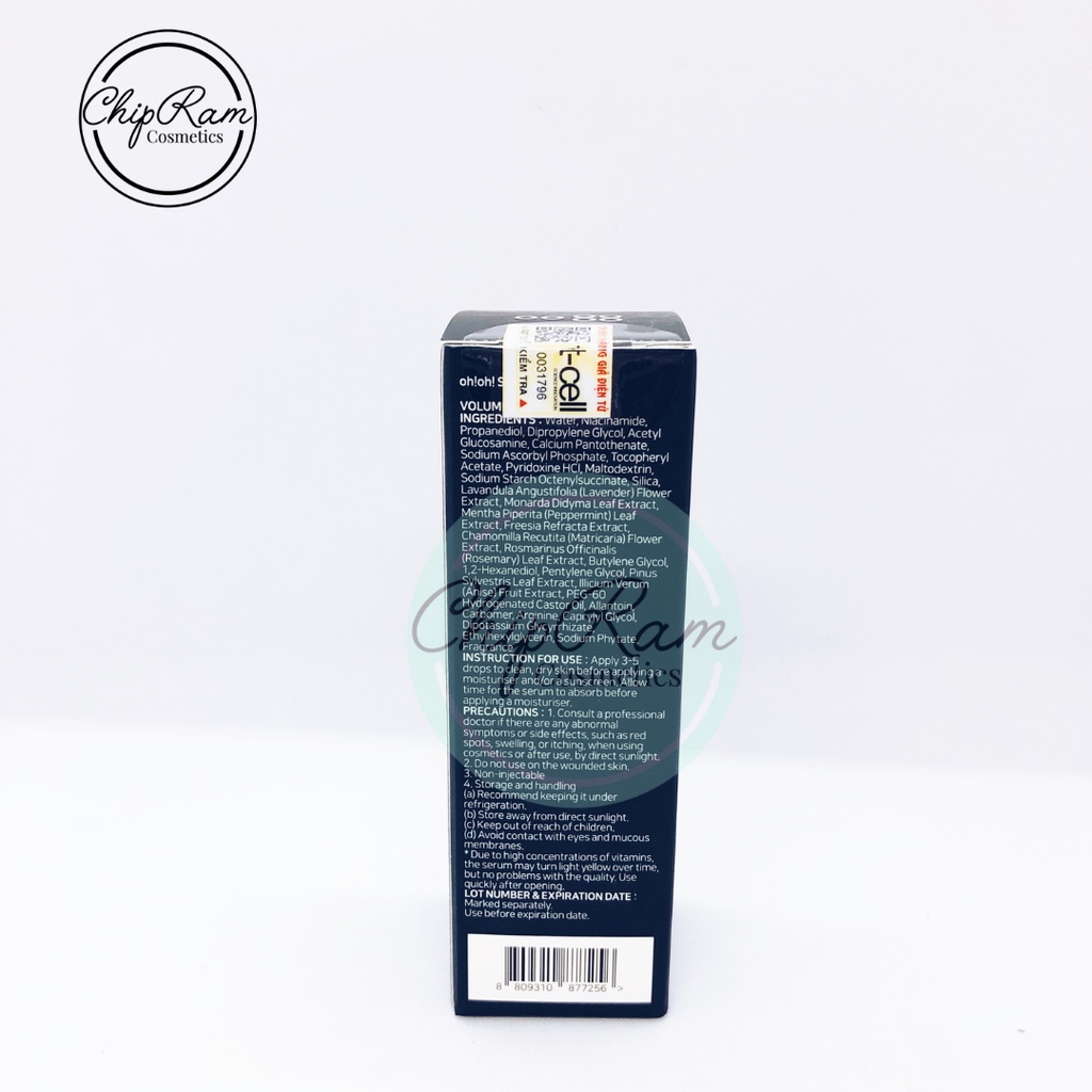 TINH CHẤT DƯỠNG SÁNG DA GIẢM THÂM 20% NIACINAMIDE VÀ 2% ACETYL GLUCOSAMINE OH!OH! SKIN HEALTH SERUM 30ML