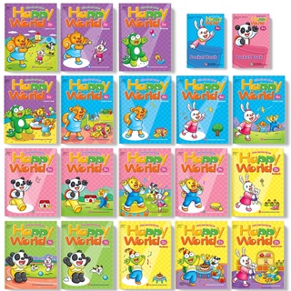 Sách: combo 18 cuốn happy world - tiếng anh cho trẻ em