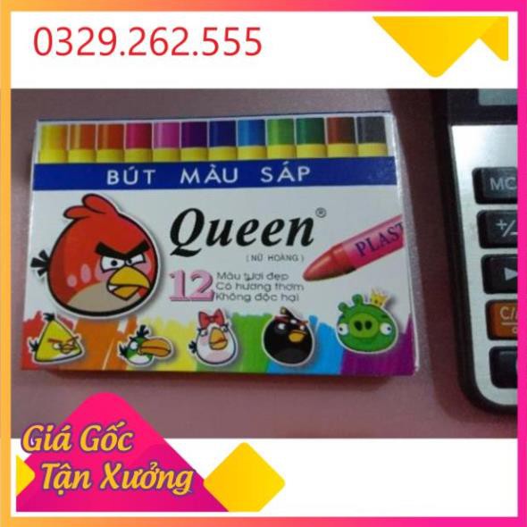 (Sale Khủng) Bút sáp màu Queen 18 màu và 12 màu