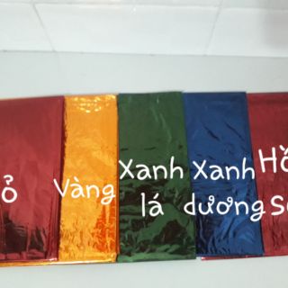 COMBO 2 TỜ - Giấy kiếng làm lồng đèn Trung thu đủ màu