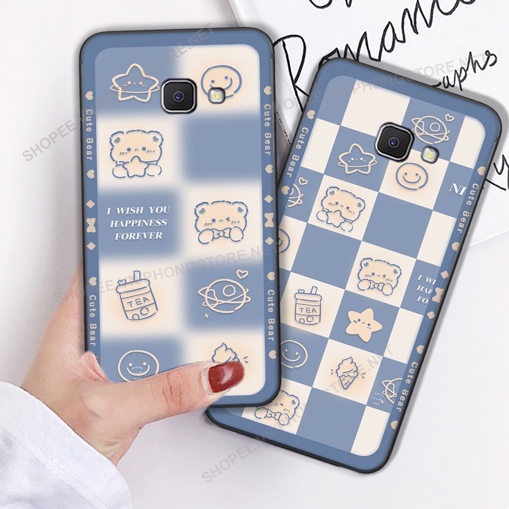 Ốp lưng Samsung A9 Pro - Samsung A9 2016 - Samsung C9 Pro mẫu họa tiết gấu cute siêu bền cực đẹp