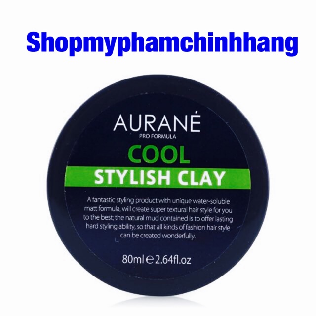 Sáp vuốt tóc AURANE COOL Stylish Clay 80g