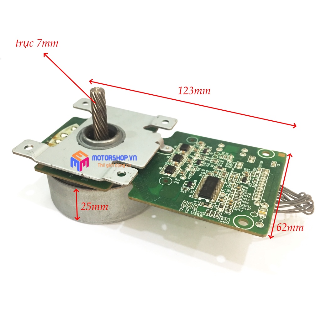MTS Động Cơ Brushless Không Chổi Than Chế Quạt Nidec 12V-24V 1.7A Trục 6mm
