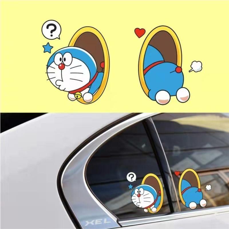 Doraemon dán  nhãn dán trang trí ô tô   nhãn dán xe máy  nhãn dán xe điện   nhãn dán trang trí   nhãn dán sáng tạo dễ thương