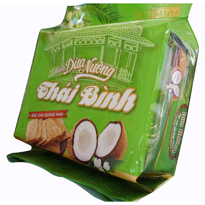 Đặc Sản Bánh Dừa Nướng Thái Bình - Vị Thơm Béo Ngọt