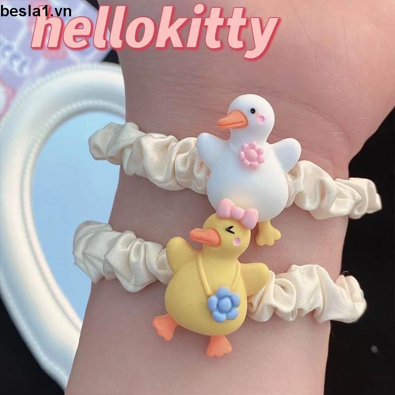 🌈Dây Cột Tóc Bb Hình Chú Vịt Vàng Dễ Thương Xinh Xắn Cho Bé Gái