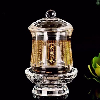 Chén pha lê đại bi đế tròn to