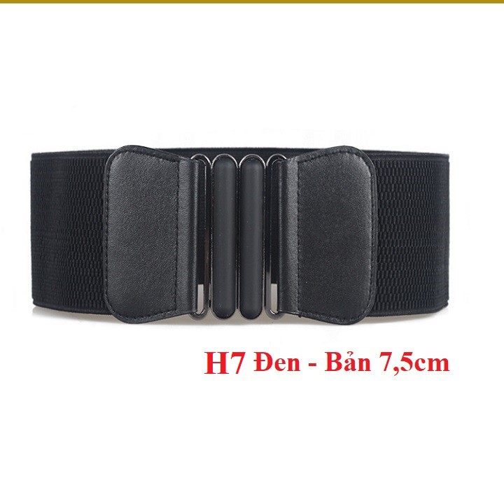 Đai váy bản to 7.5cm H7