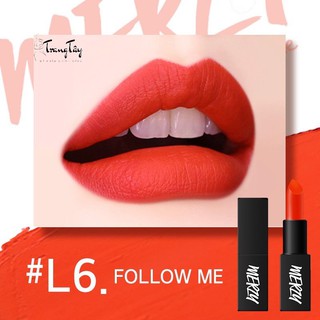 Son Merzy thỏi L6 - Đỏ cam siêu tôn da