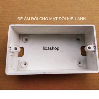 ĐÉ ÂM ĐÔI - ĐẾ NỔI ĐÔI LIOA CHO MẶT ĐÔI KIỂU ANH.