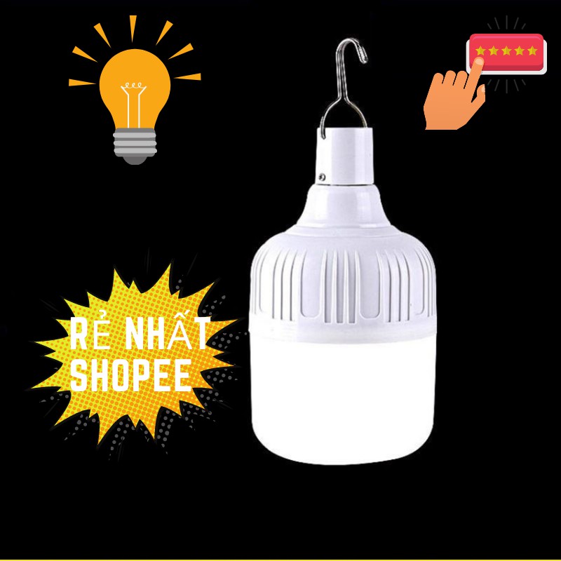 Bóng Đèn Led, Bóng Đèn Sạc Tích Điện Đa Năng BI Sáng Có Móc Treo Kèm Theo PAPAA.HOME | BigBuy360 - bigbuy360.vn